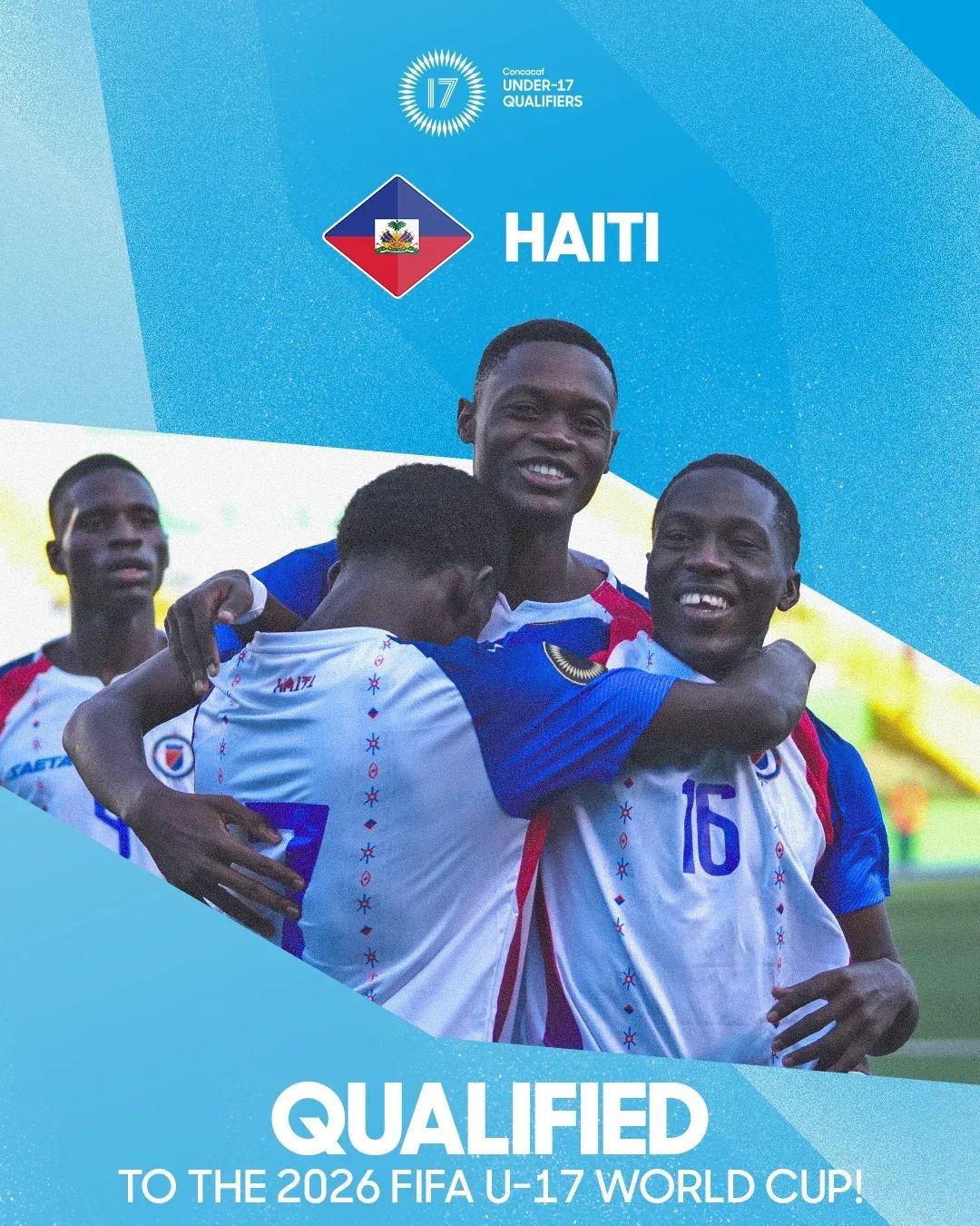 Haïti dispose du Guatemala 2-1 et se qualifie pour la Coupe du monde U17 de la FIFA, Qatar 2026