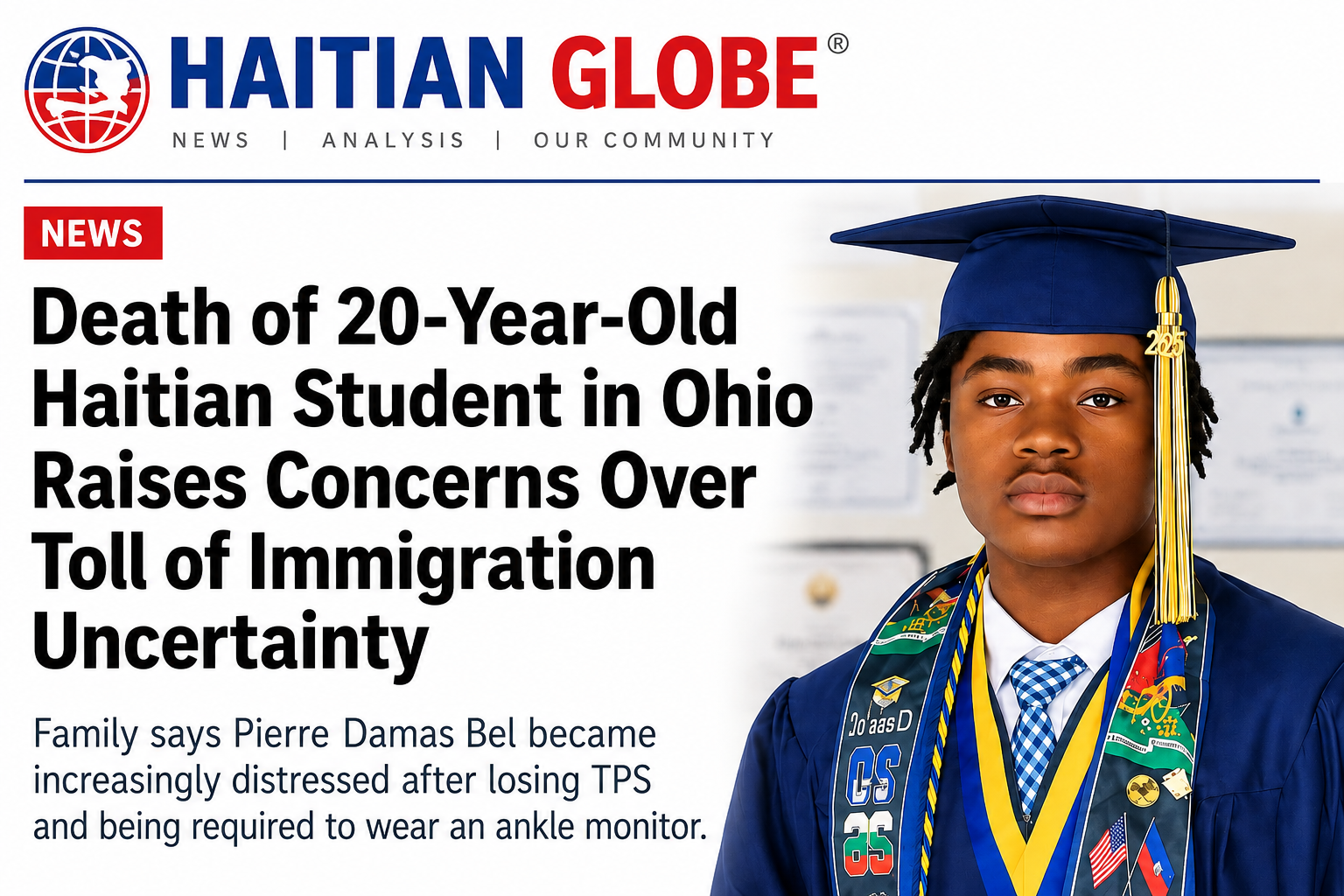 Death of 20-Year-Old Haitian Student in Ohio Raises Concerns Over Toll of Immigration Uncertainty