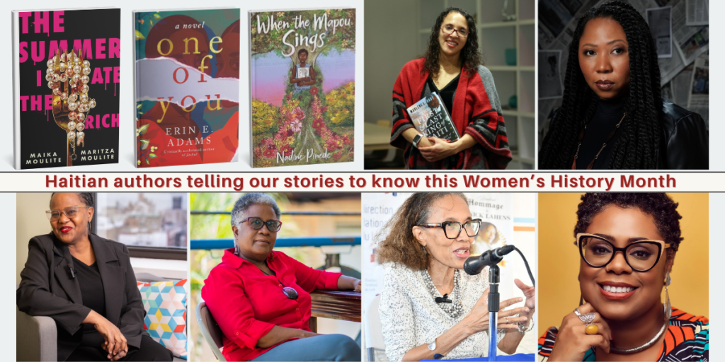 Haitian authors telling our stories to know this Women’s History Month