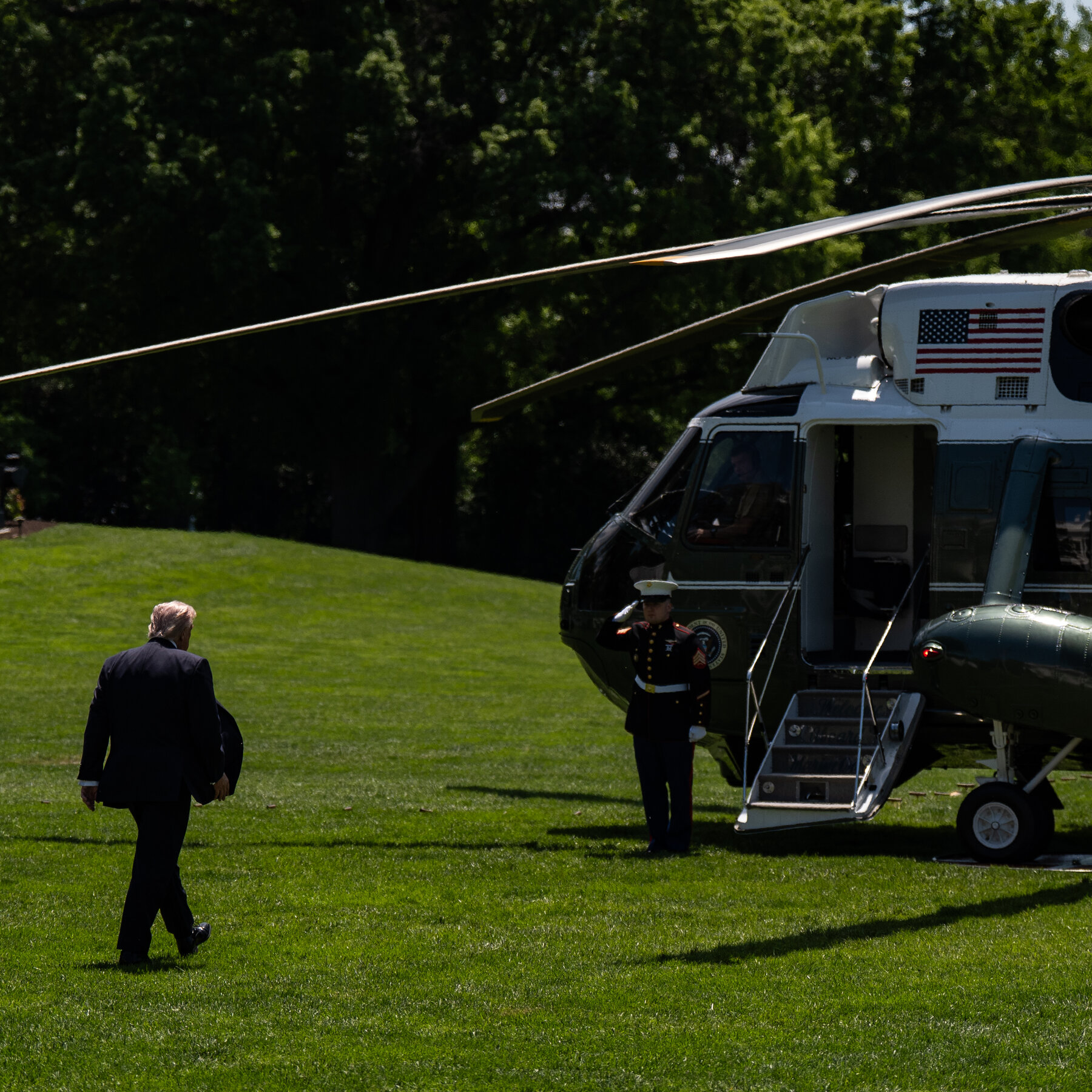 Trump Is Said to Have Proposed a New Helipad at the White House