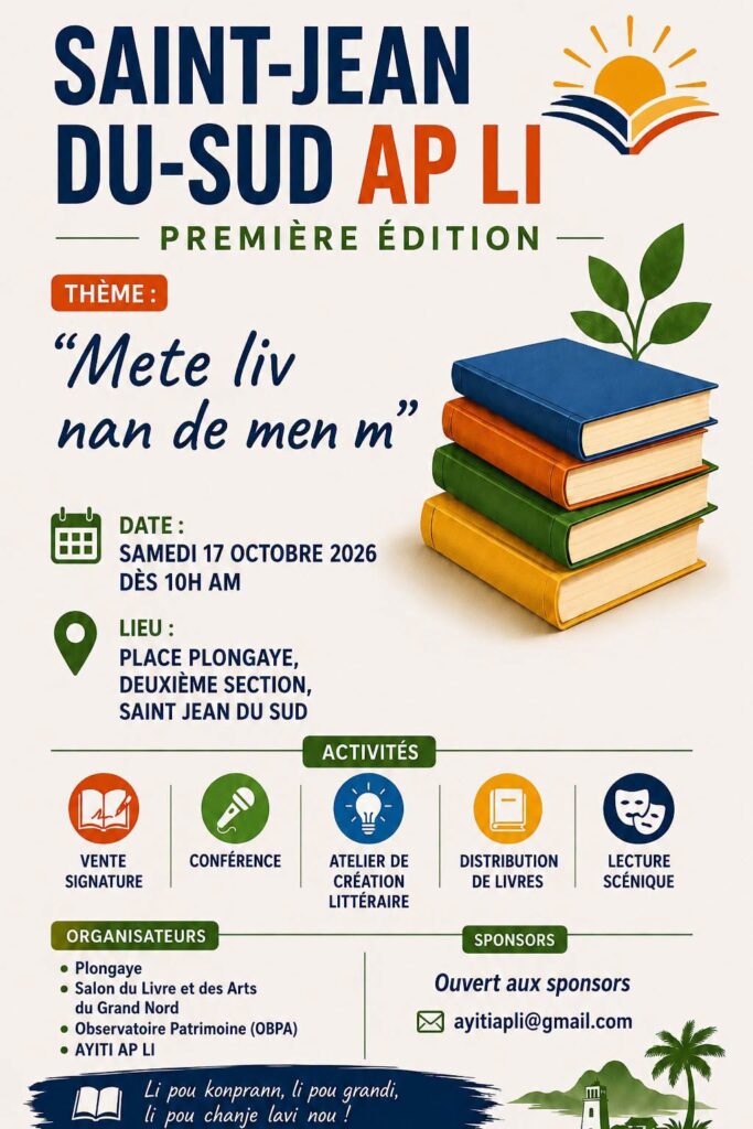 Saint-Jean-du-Sud lance sa première fête du livre