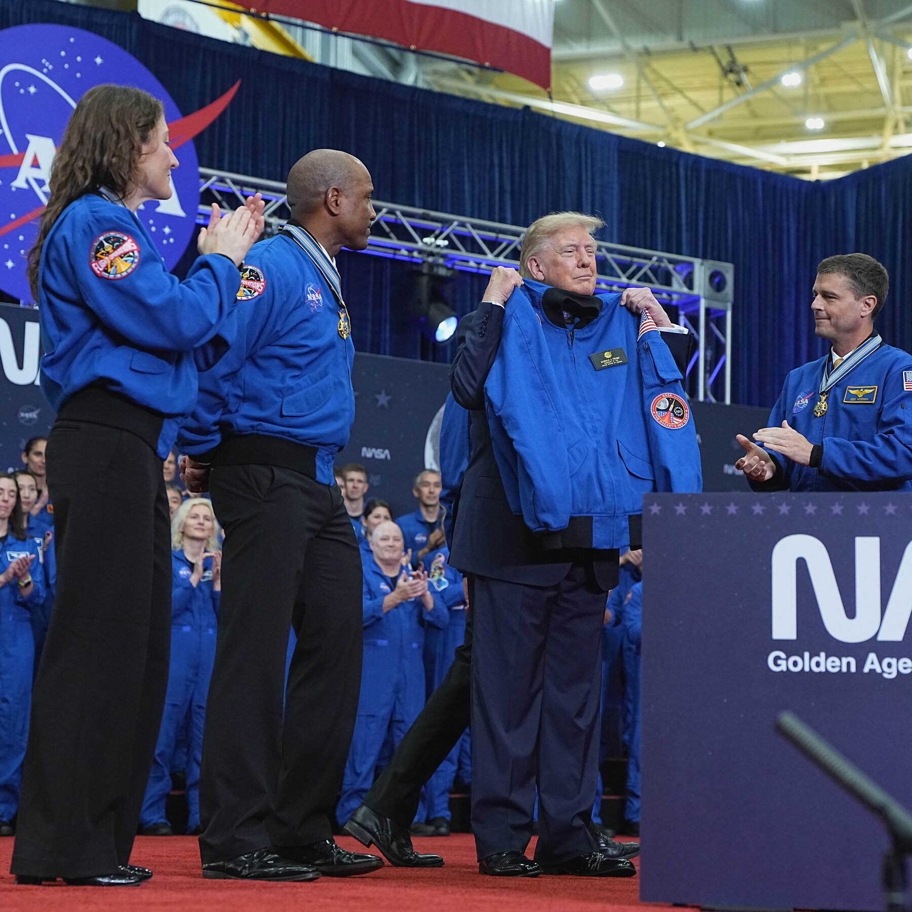 Trump Creates a Space Academy and Honors the Artemis Astronauts