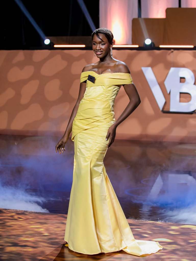 Haiti’s Marie Kemlyne Félix competes  in Miss World 2026