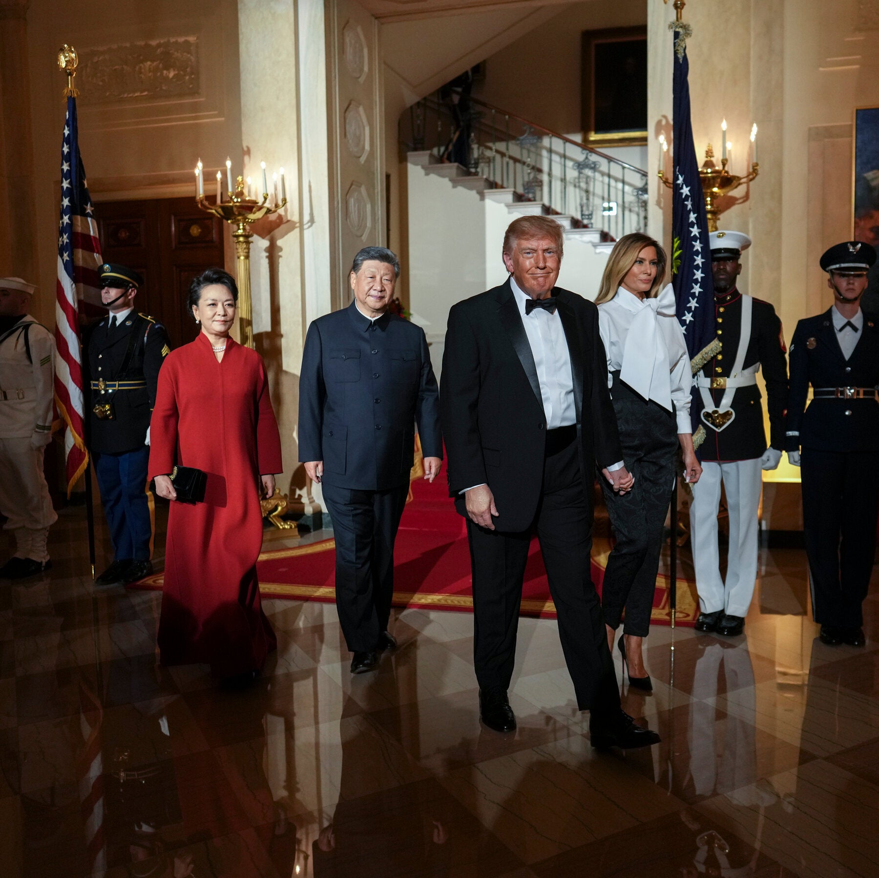 Pandas and Eagles and A.I., Oh My! Trump Throws a State Dinner for Xi