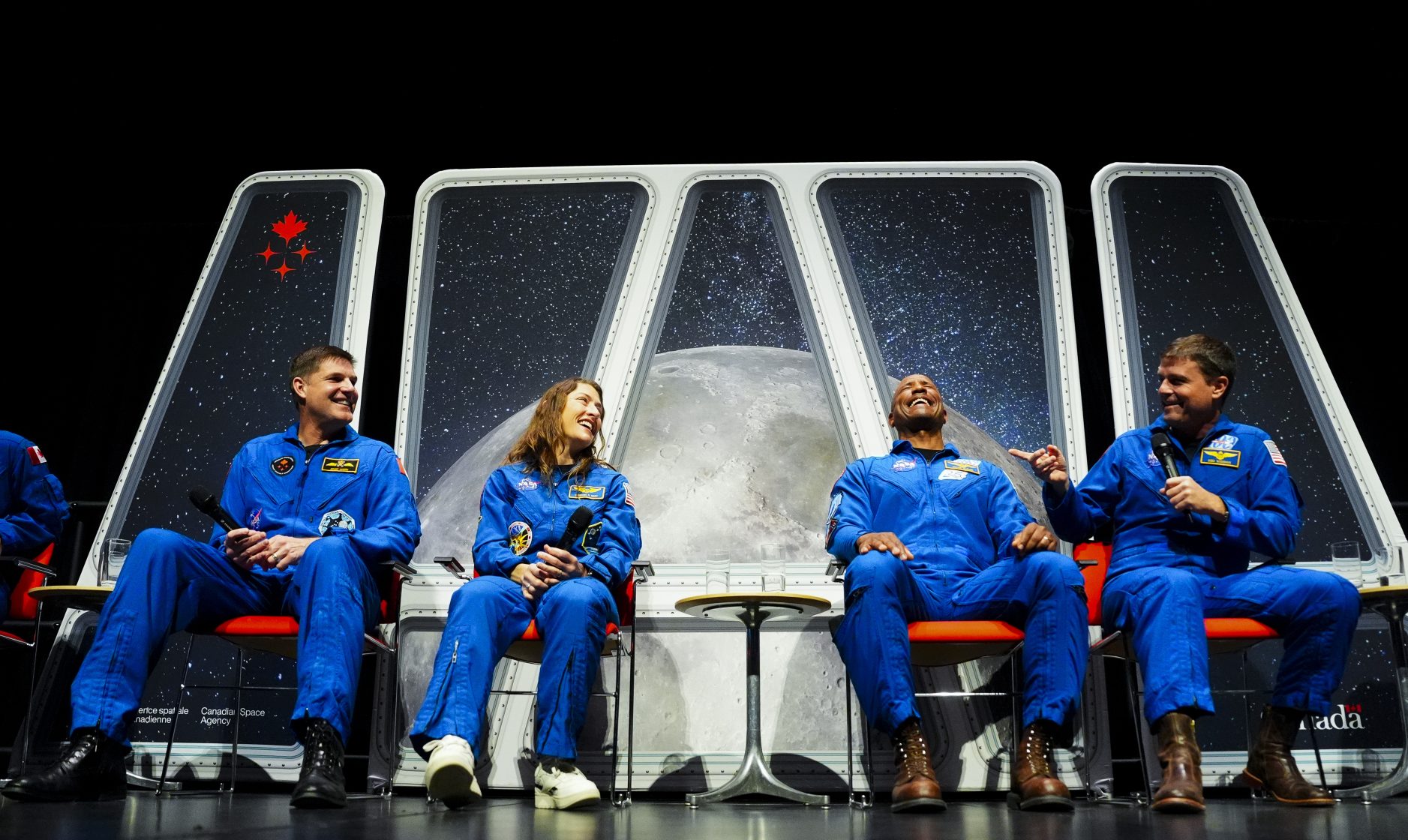 Artemis II crew recieve hero’s welcome at Canadian Space Agency Quebec headquarters