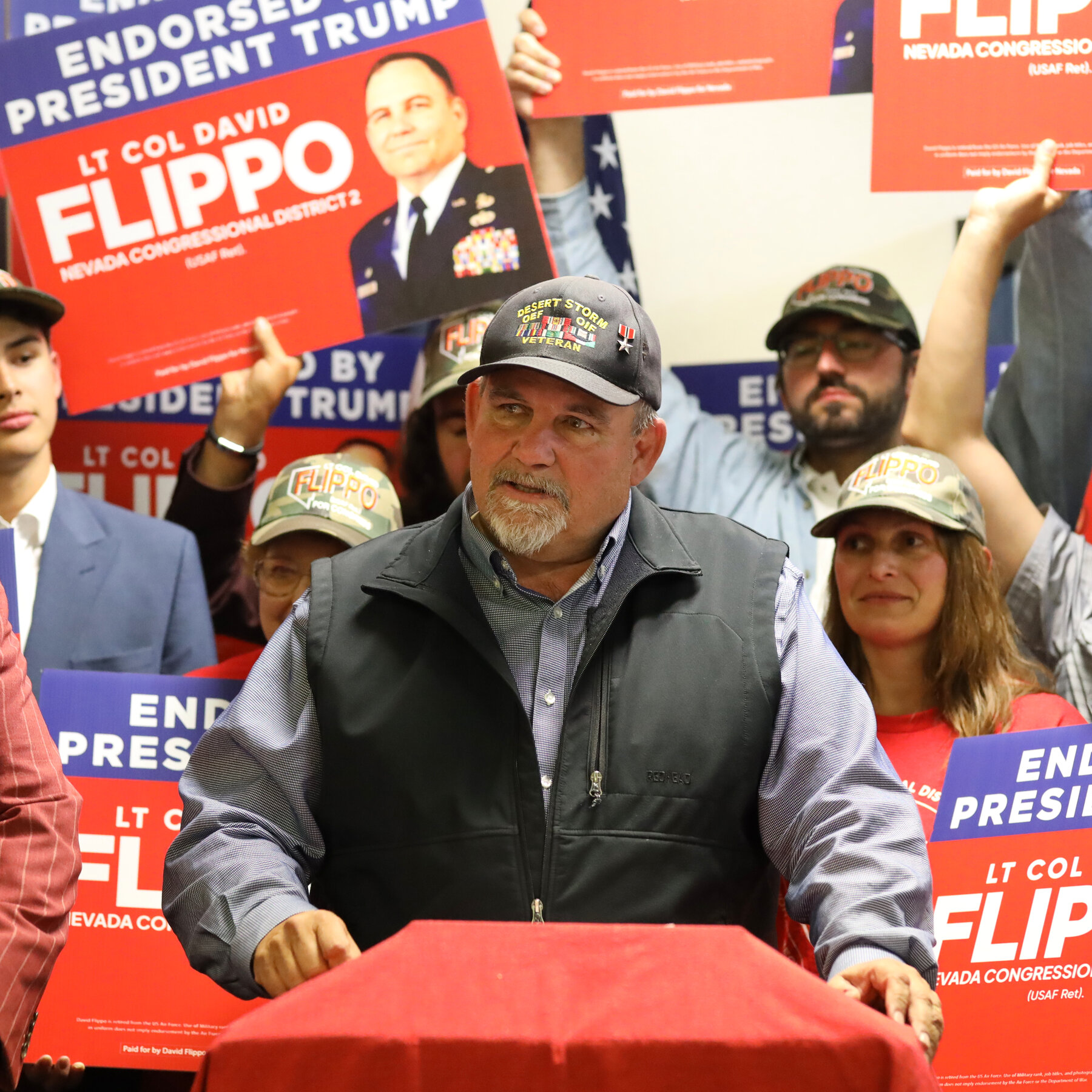 Trump-Backed Air Force Veteran Wins Republican House Primary in Nevada