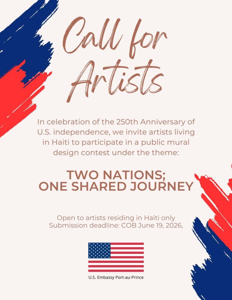 L’ambassade américaine lance un concours de fresque murale pour les artistes haïtiens