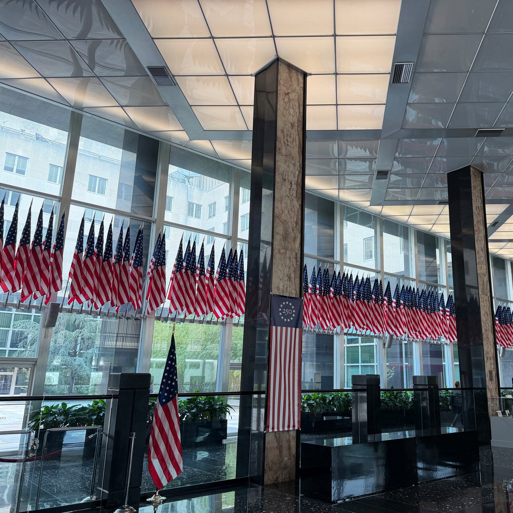 A Very American Makeover for the State Department’s ‘Hall of Flags’